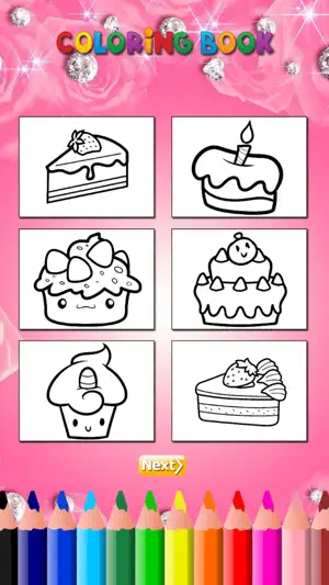 蛋糕彩图HD：学画画和颜色的蛋糕，为孩子免费游戏